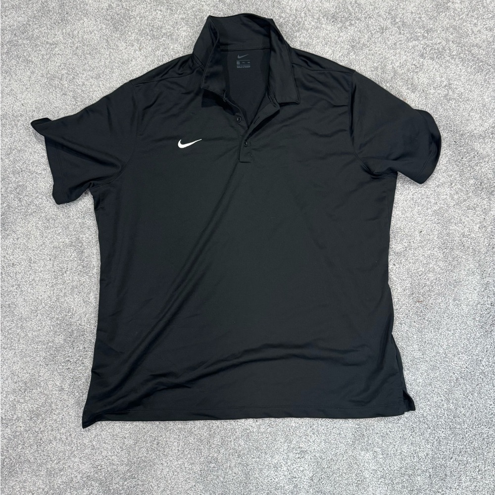 Nike Black Polo Shirt Classic Design